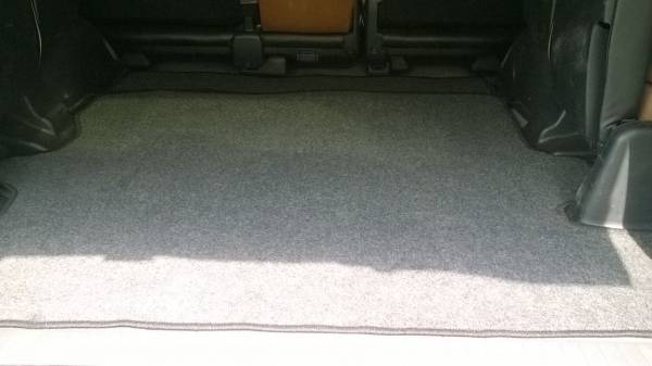 Ворсовой коврик в багажник Toyota Land Cruiser 200 (Тойота Ленд Крузер 200)  7 Мест
